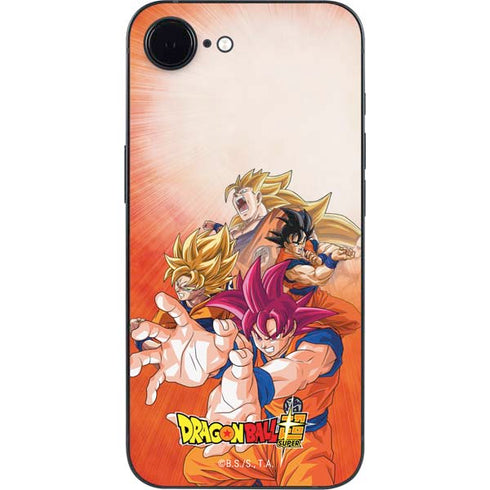 Dragon Ball Super Goku Evolution iPhone 16e Skin